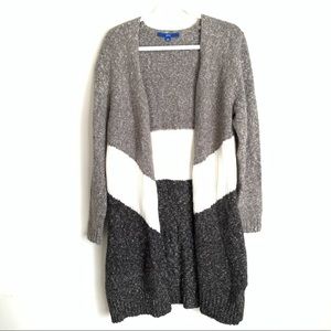 Cozy Color Block Oversized Cardigan Sweater Size L